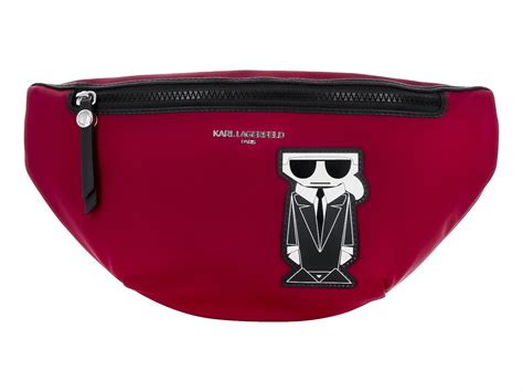 Cangurera Karl Lagerfeld 9ie1ag Color Rojo.